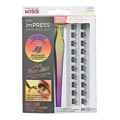 Umělé trsové řasy imPRESS Press on Falsies Kit 02 KISS