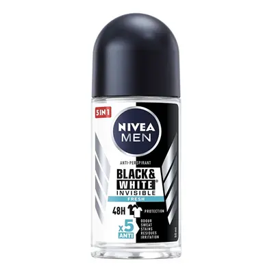 Kuličkový antiperspirant Black&White Fresh pro muže 48H (Anti-Perspirant) Nivea - 50 ml