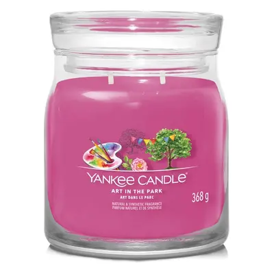 Aromatická svíčka Signature sklo střední Art in the Park Yankee Candle - 368 g