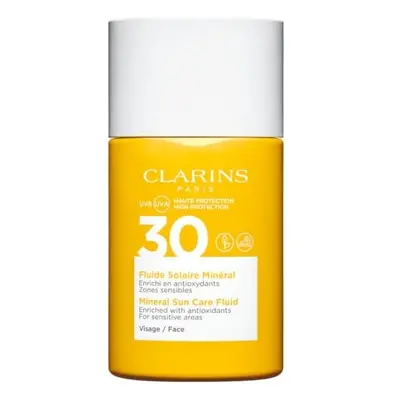 Opalovací fluid na obličej SPF 30 (Mineral Sun Care Fluid) Clarins - 30 ml