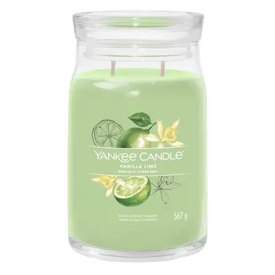 Aromatická svíčka Signature sklo velké Vanilla Lime Yankee Candle - 567 g