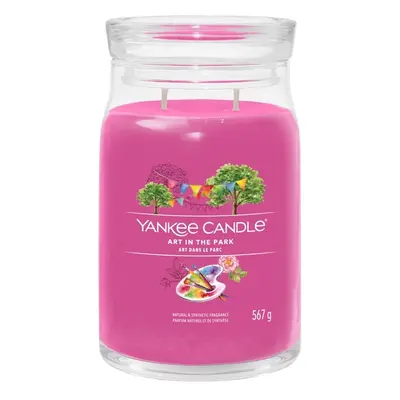 Aromatická svíčka Signature sklo velké Art in the Park Yankee Candle - 567 g