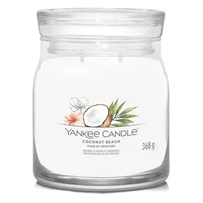 Aromatická svíčka Signature sklo střední Coconut Beach Yankee Candle - 368 g