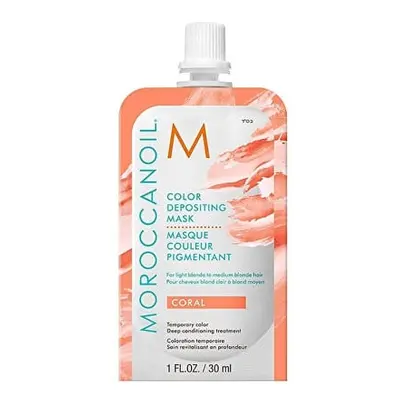 Tónující maska na vlasy Coral (Color Depositing Mask) Moroccanoil - 30 ml