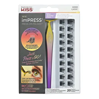 Umělé trsové řasy imPRESS Press on Falsies Kit 03 KISS