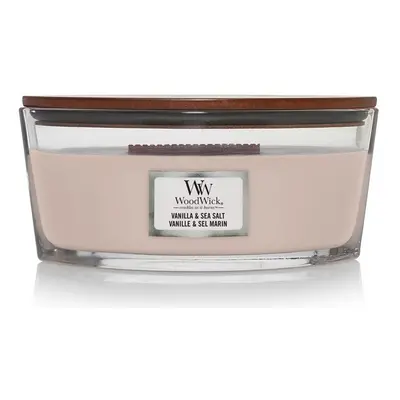 Vonná svíčka loď Sea Salt & Vanilla WoodWick - 453,6 g