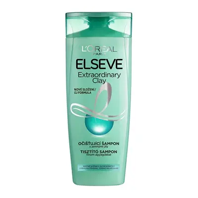 Čisticí šampon pro mastné vlasy Elseve Extraordinary Clay L´Oréal Paris - 400 ml