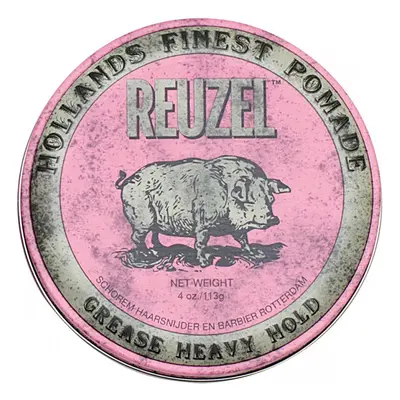 Pomáda na vlasy se silnou fixací (Pink Heavy Grease) Reuzel - 35 g