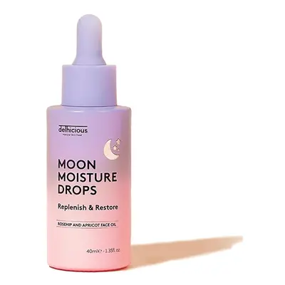 Noční pleťový olej Moon Moisture Drops (Face Oil) Delhicious - 40 ml