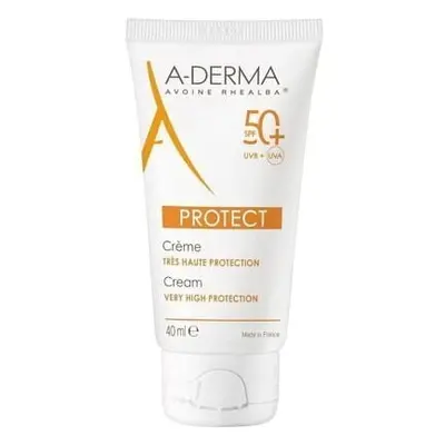 Ochranný krém pro suchou pleť SPF 50+ Protect (Fragrance-Free Sun Cream) A-DERMA - 40 ml