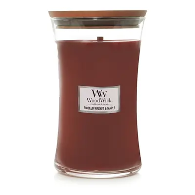 Vonná svíčka váza velká Smoked Walnut & Maple WoodWick - 609,5 g