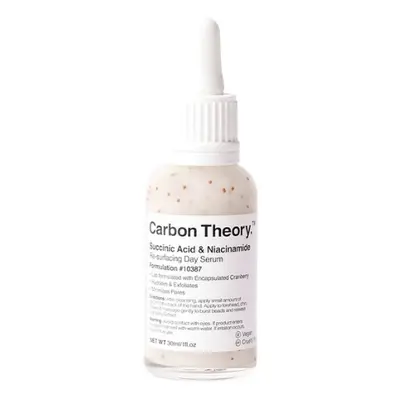 Denní pleťové sérum Succinic Acid & Niacinamide (Re-surfacing Day Serum) Carbon Theory - 30 ml