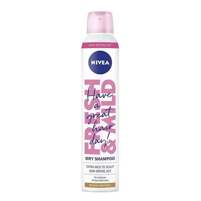 Suchý šampon pro světlejší tón vlasů (Dry Shampoo Medium Tones) Nivea - 200 ml