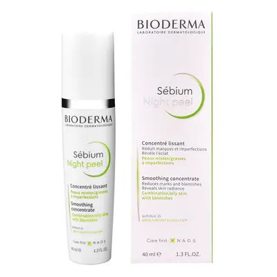 Noční pleťové sérum s peelingovým efektem (Sebium Night Peel Smoothing Concentrate) Bioderma - 4