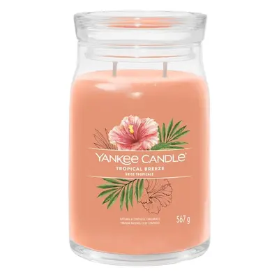 Aromatická svíčka Signature sklo velké Tropical Breeze Yankee Candle - 567 g