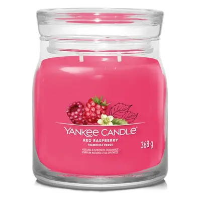 Aromatická svíčka Signature sklo střední Red Raspberry Yankee Candle - 368 g