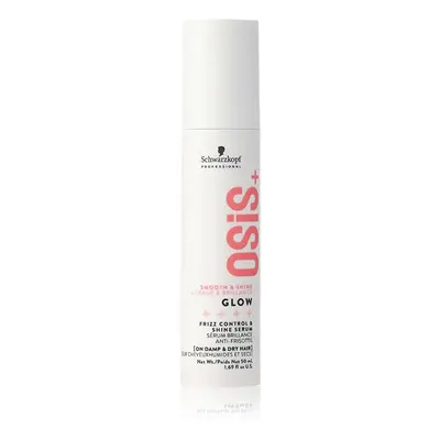 Lesklé sérum proti krepatění vlasů OSiS Glow (Frizz Control & Shine Serum) Schwarzkopf Professio