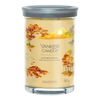 Aromatická svíčka Signature tumbler velký Autumn Sunset Yankee Candle - 567 g