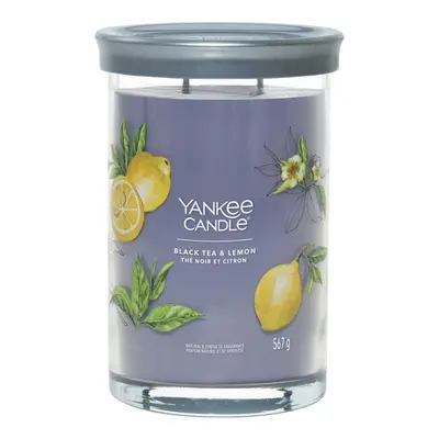 Aromatická svíčka Signature tumbler velký Black Tea & Lemon Yankee Candle - 567 g