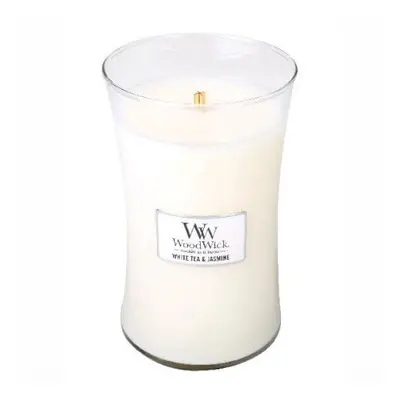 Vonná svíčka váza velká White Tea & Jasmine WoodWick - 609,5 g