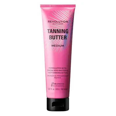 Samoopalovací tělové máslo Medium Beauty Buildable (Tanning Butter) Revolution - 150 ml