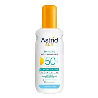 Mléko ve spreji na opalování Sensitiv SPF 50+ Sun Astrid - 150 ml