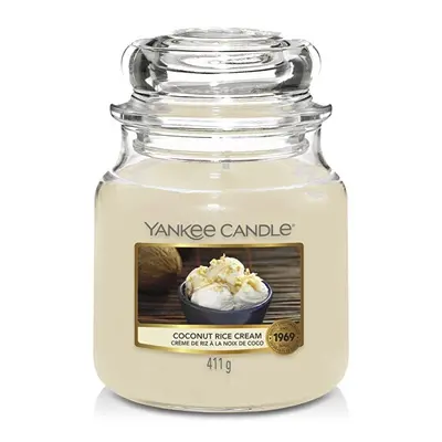 Vonná svíčka Classic střední Coconut Rice Cream Yankee Candle - 411 g