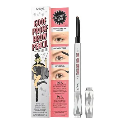 Tužka na obočí Goof Proof Brow (Eyebrow Pencil) Benefit / Odstín: 4 Warm Deep Brown - 0,34 g