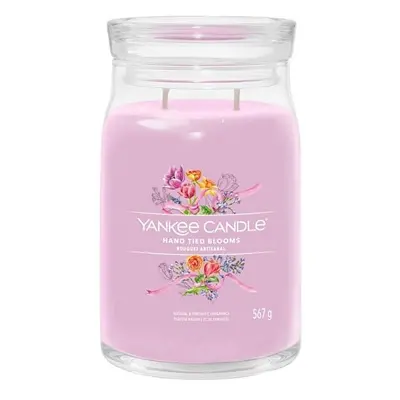 Aromatická svíčka Signature sklo velké Hand Tied Blooms Yankee Candle - 567 g