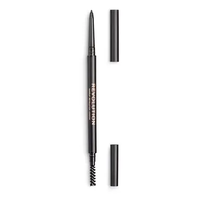 Precizní tužka na obočí s kartáčkem (Precise Brow Pencil) Revolution / Odstín: Dark Brown - 0,05