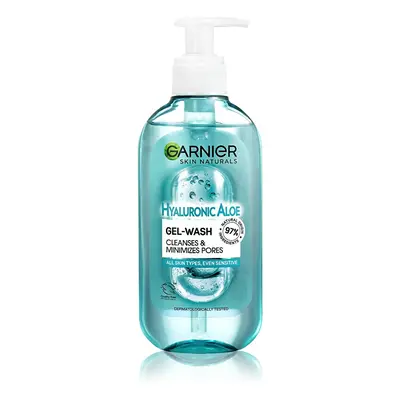 Čisticí gel pro všechny typy pleti Hyaluronic Aloe Gel Wash Garnier - 200 ml