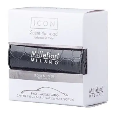 Vůně do auta Icon Urban Dřevo a koření Millefiori Milano - 47 g