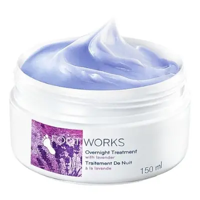 Levandulový zklidňující krém na nohy Foot Works (Overnight Treatment) Avon - 150 ml