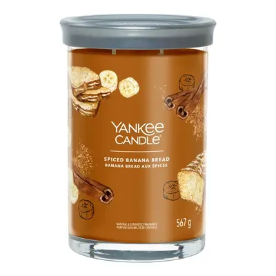 Aromatická svíčka Signature tumbler velký Spiced Banana Bread Yankee Candle - 567 g