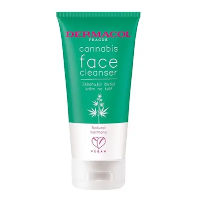 Zklidňující čisticí krém na tvář s konopným olejem Cannabis (Face Cleanser) Dermacol - 150 ml