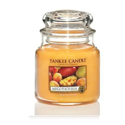 Aromatická svíčka Classic střední Mango Peach Salsa Yankee Candle - 411 g