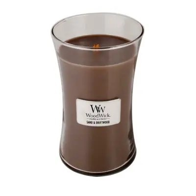 Vonná svíčka váza velká Sand & Driftwood WoodWick - 609,5 g