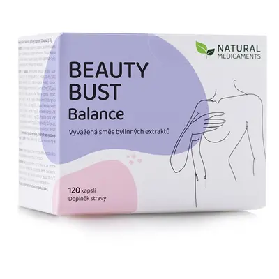 Beauty Bust Balance Natural Medicaments - 120 kapslí