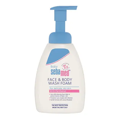 Dětská mycí pěna na obličej a tělo Baby (Face & Body Wash Foam) Sebamed - 400 ml