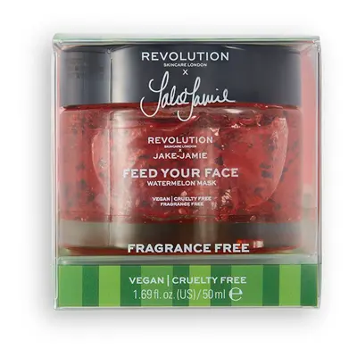 Hydratační a vyživující maska na obličej vodní meloun x Jake Jamie (Watermelon Hydrating Face Ma