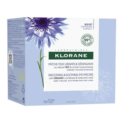 Vyhlazující a zklidňující polštářky pod oči (Smoothing and Soothing Eye Patches) Klorane - 14 ks