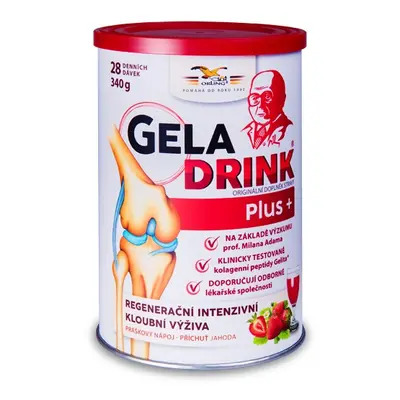 Geladrink Plus Jahoda nápoj Geladrink - 340 g