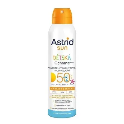 Dětský neviditelný suchý sprej na opalování SPF 50 Sun Astrid - 150 ml