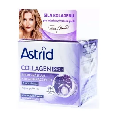 Noční krém proti vráskám Collagen Pro Astrid - 50 ml