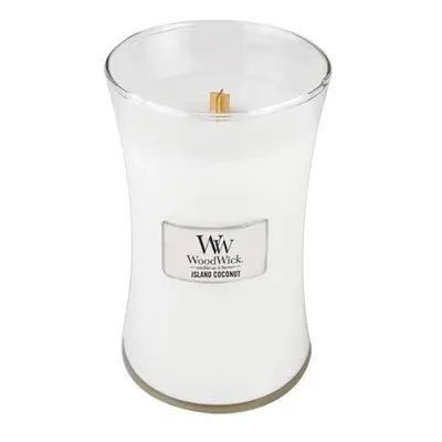 Vonná svíčka váza Island Coconut WoodWick - 609,5 g