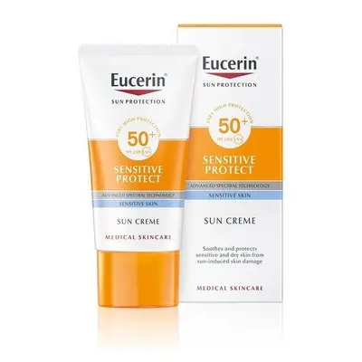 Vysoce ochranný krém na opalování na obličej Sensitive Protect SPF 50+ Eucerin - 50 ml