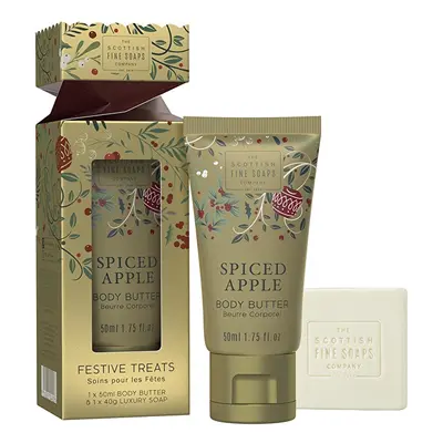 Dárková sada mini péče o tělo Festive Treats Jablko & Koření Scottish Fine Soaps