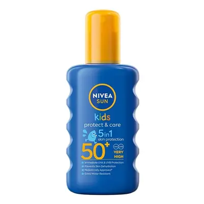 Dětský barevný sprej na opalování OF 50+ (Moisturising Sun spray) Nivea - 200 ml