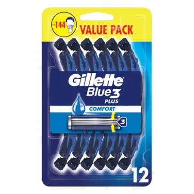 Jednorázová holítka Blue3 Plus Comfort Gillette - 12 ks