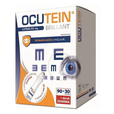 Ocutein Brillant Lutein 25 mg 90 + 30 tob. + dárek Simply You - 90 + 30 tob. + dárek